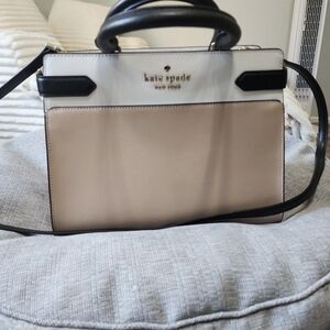 Kate Spade Black and Tan Satchel